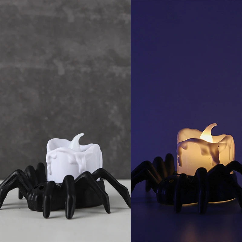 Halloween Spider LED Candle