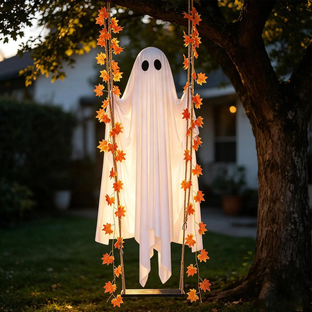Halloween Remote-Control Swing Ghost
