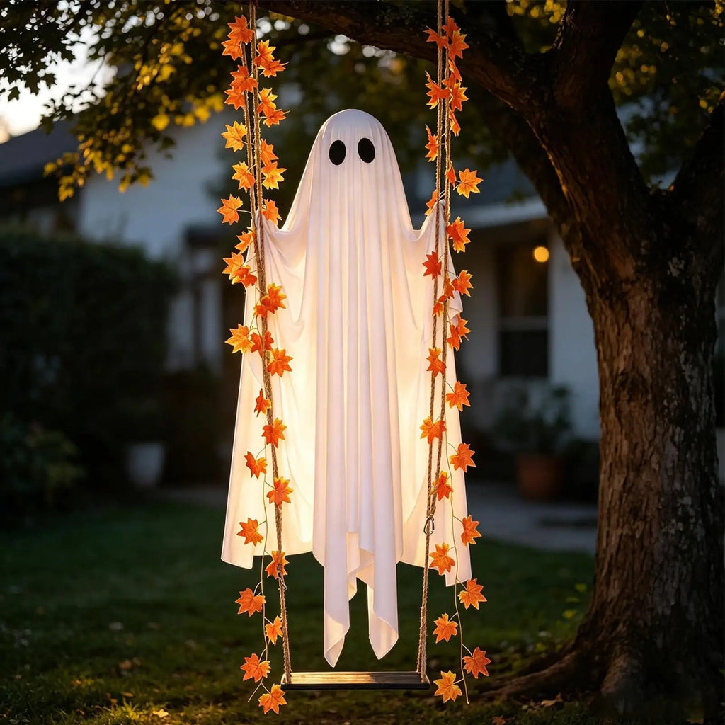 Halloween Remote-Control Swing Ghost