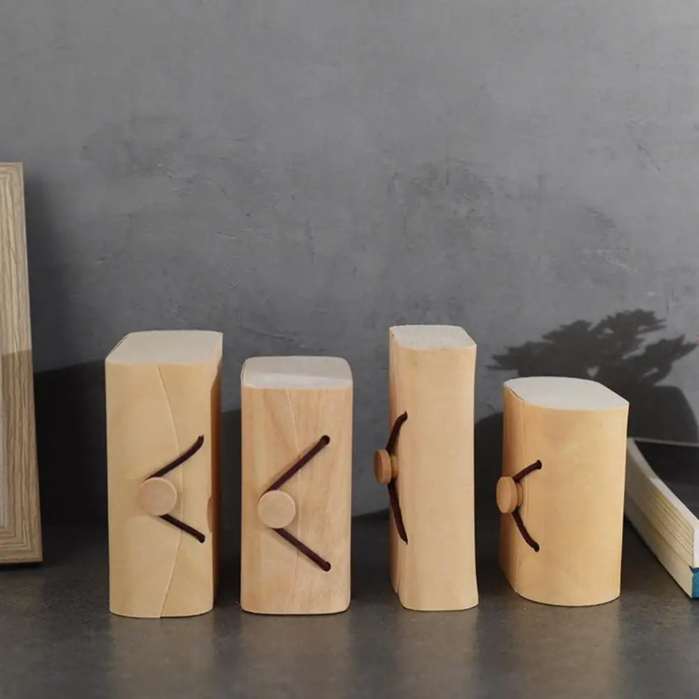 Wood Jewelry Box with Lid & Gold Lock