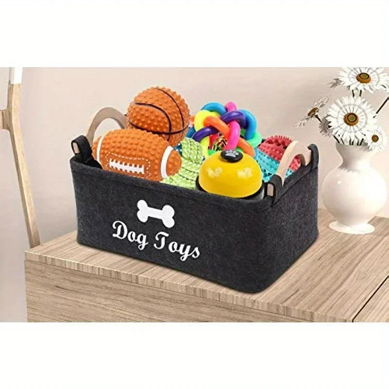 Dog Toy Storage Basket