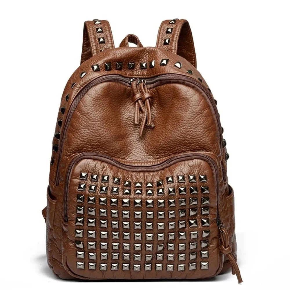 Stylish Rivet Backpack for Men & Women