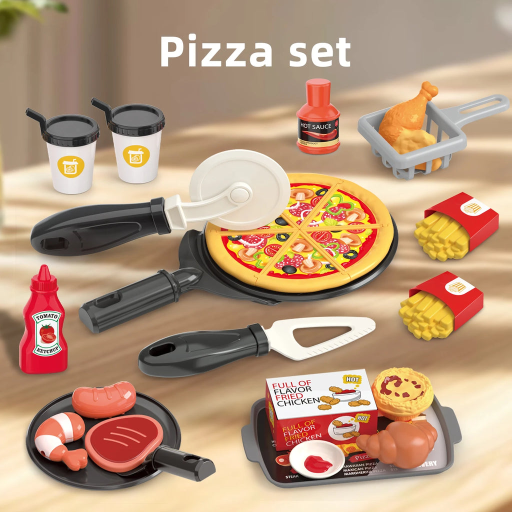 Pretend Play Kitchen Food Toy Set