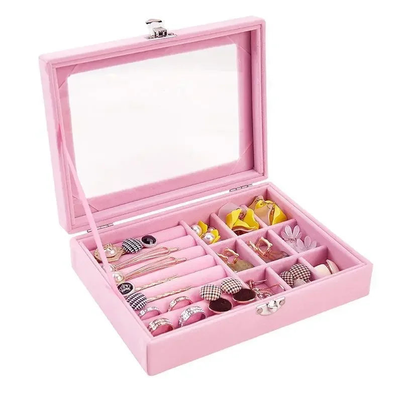 Jewelry Organizer Box – Necklace, Ring & Earring Holder