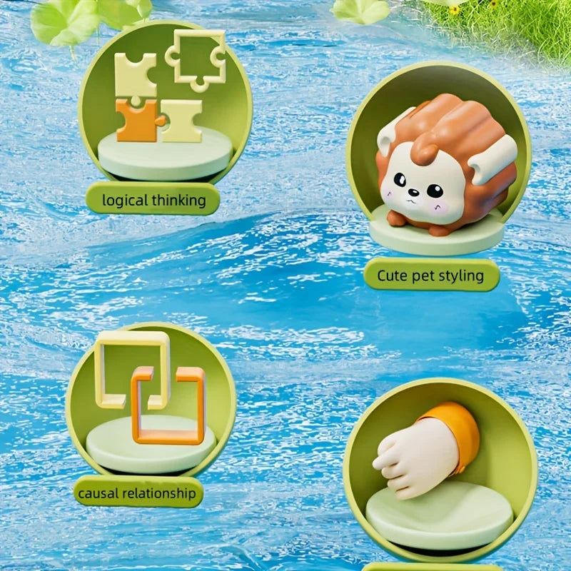 Kids Pop-Up Animal Learning Box