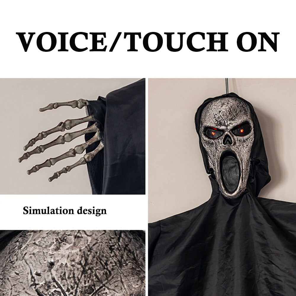 Halloween Screaming Hanging Reaper