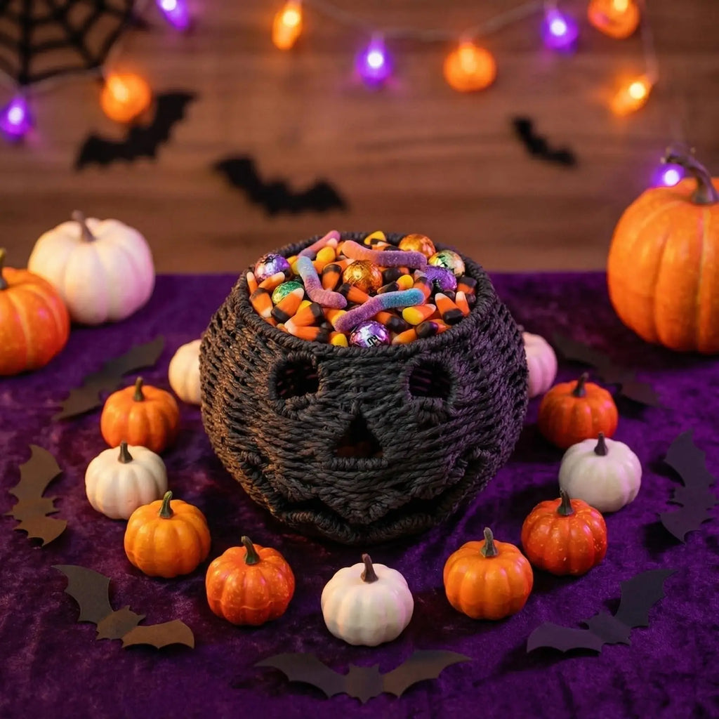 Halloween Witch Hat Pumpkin Ornament