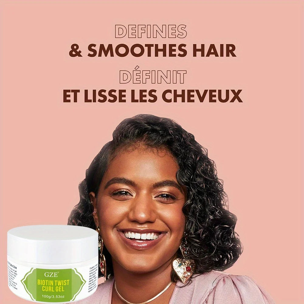 GZE Biotin Twist & Define Curl Gel - 100g/3.5oz