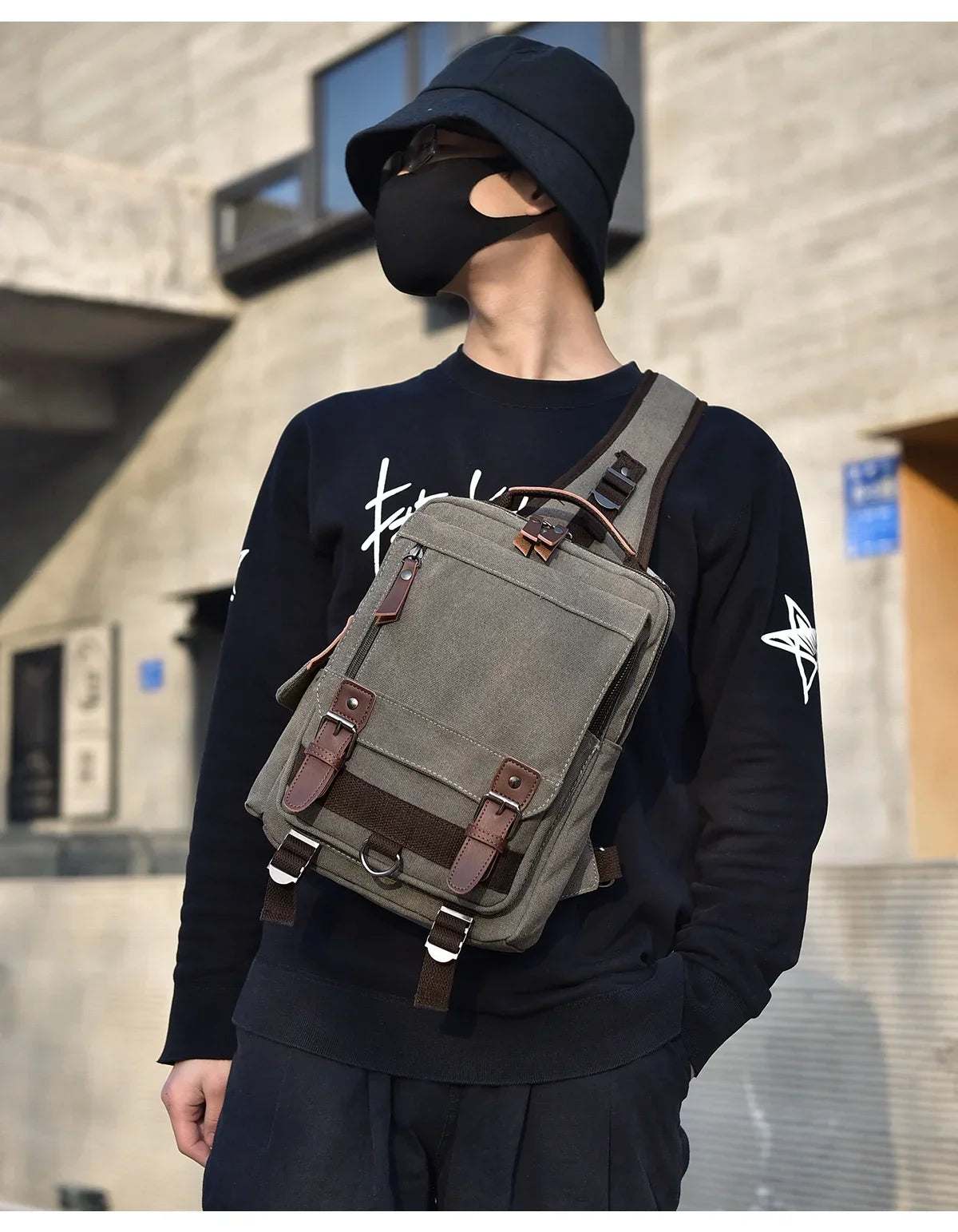 Small Canvas Backpack 20L