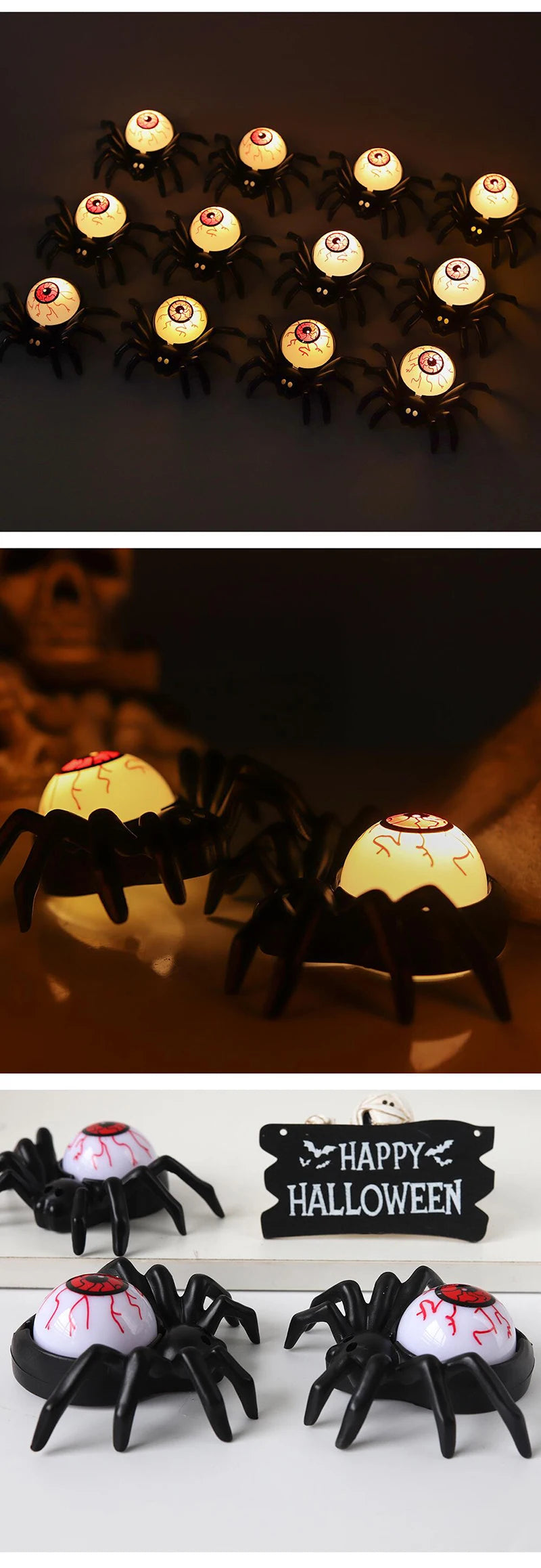 Halloween Spider LED Candle