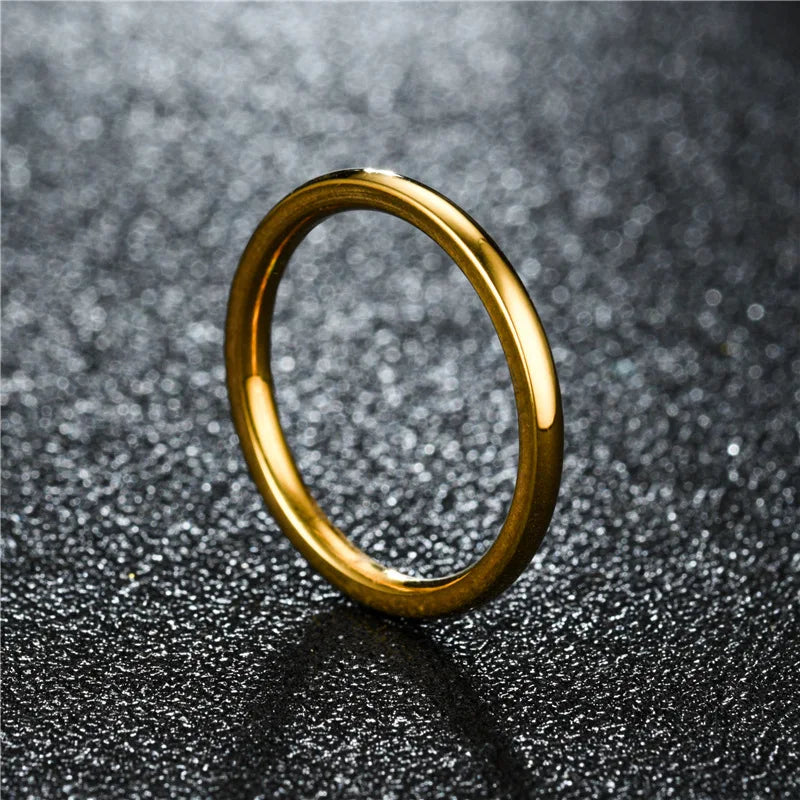 2mm Thin Minimal Stainless Steel Ring (Sizes 6–13)