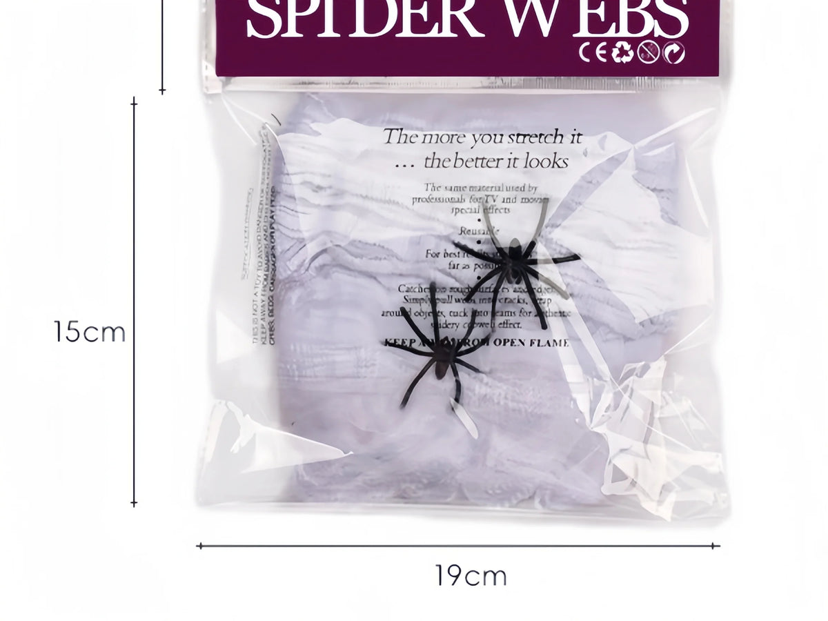 Halloween Stretch Spider Web
