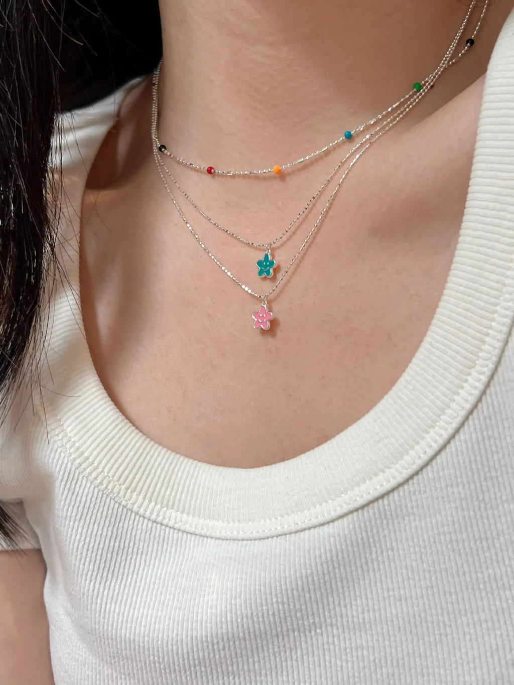 925 Sterling Silver Bead Necklace