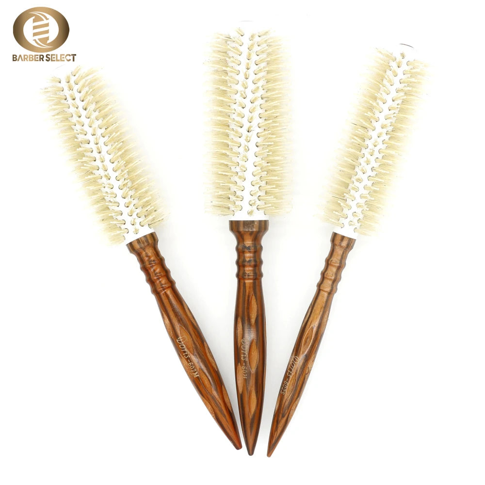 3-Size Round Hair Brush