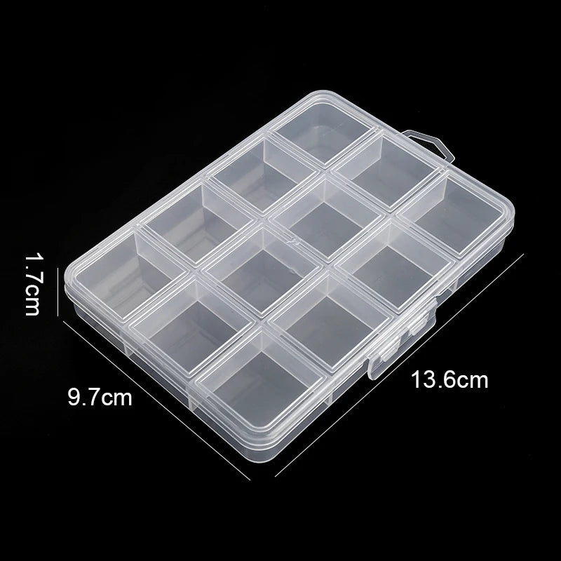 Transparent Jewelry Storage Organizer Box Organizer Display Case