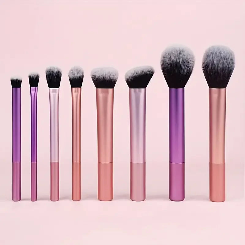 8pcs Makeup Brush Kit – Soft Synthetic
