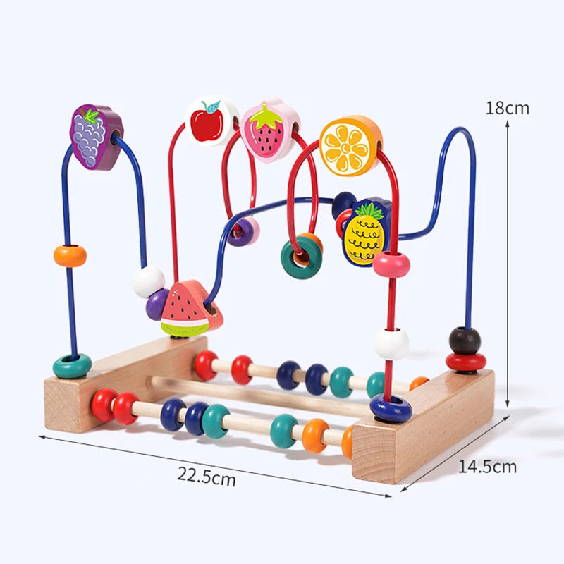 Kids Wooden Bead Maze Toy