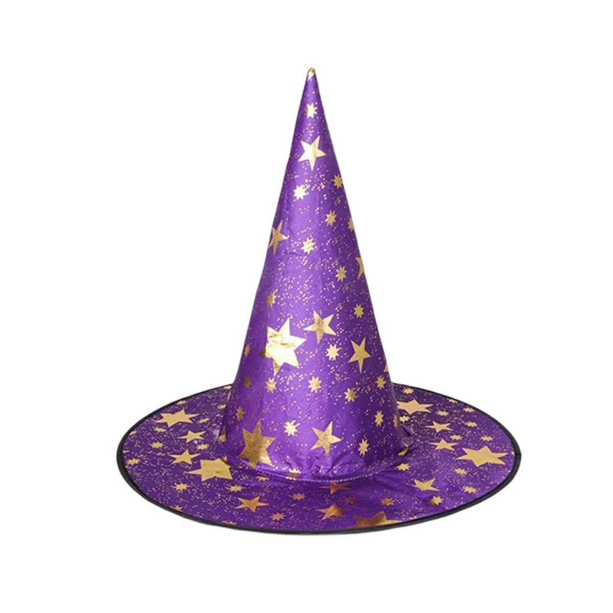 Halloween Star-Print Witch Hat