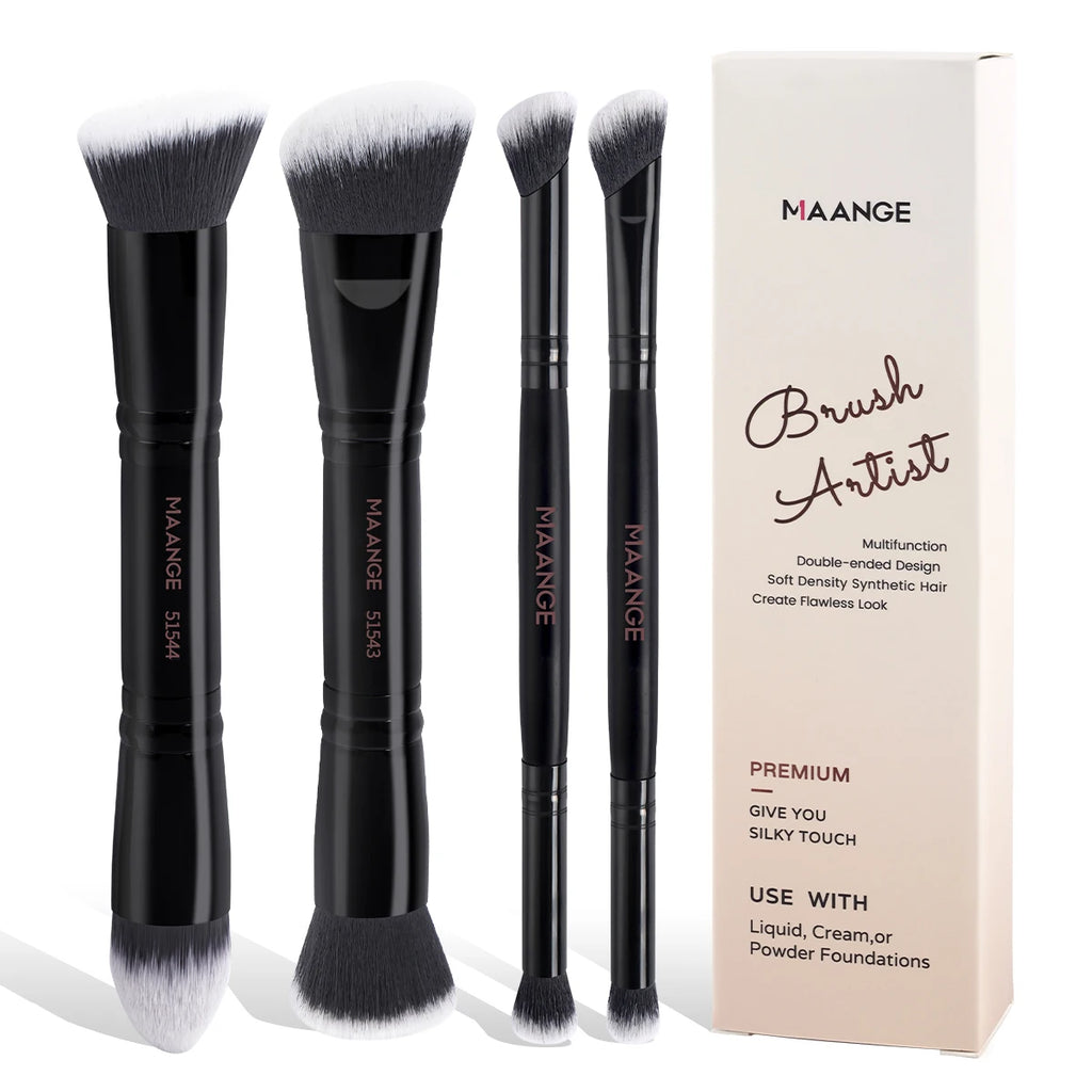 MAANGE 4pcs Makeup Brush Set