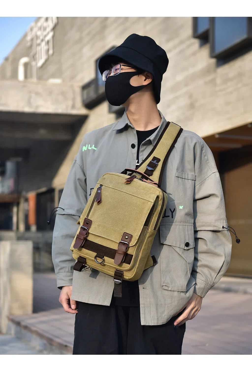 Small Canvas Backpack 20L