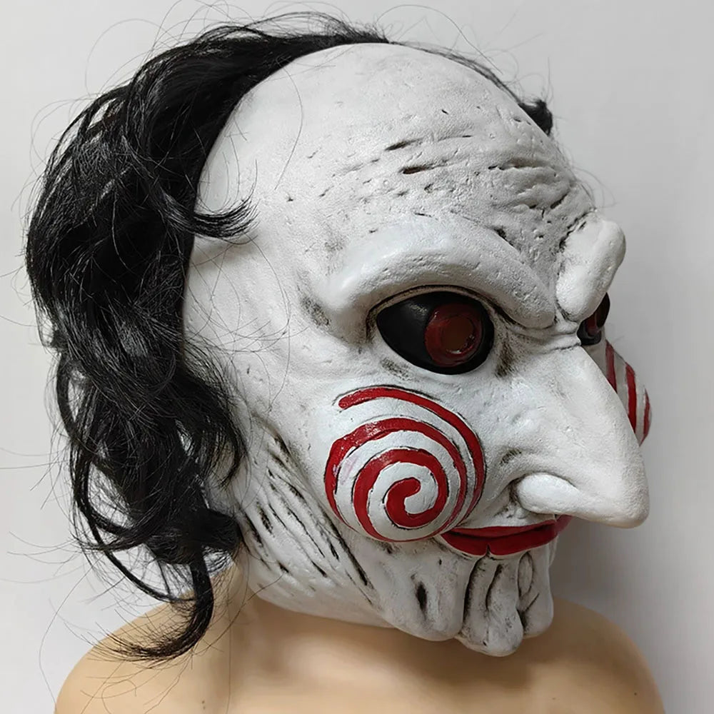 Halloween Spiral-Cheek Horror Mask