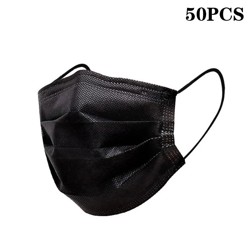 50Pcs 3-layer protective Face Masks