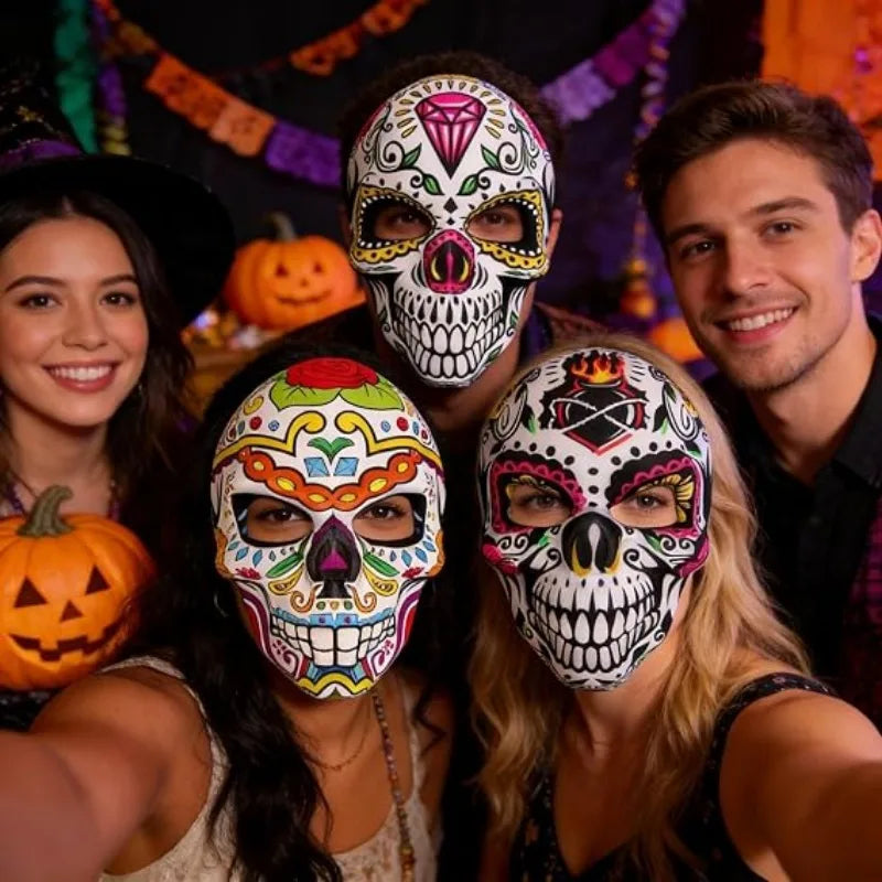 Halloween Day of the Dead Skull Mask