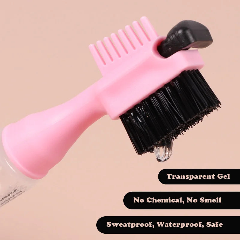 Edge Control Hair Gel with Brush - 10ml