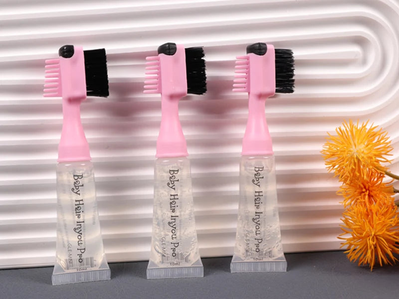 Edge Control Hair Gel with Brush - 10ml
