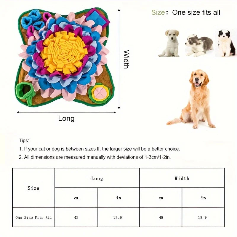 Pet Sniffing Training Mat – Slow Feeding