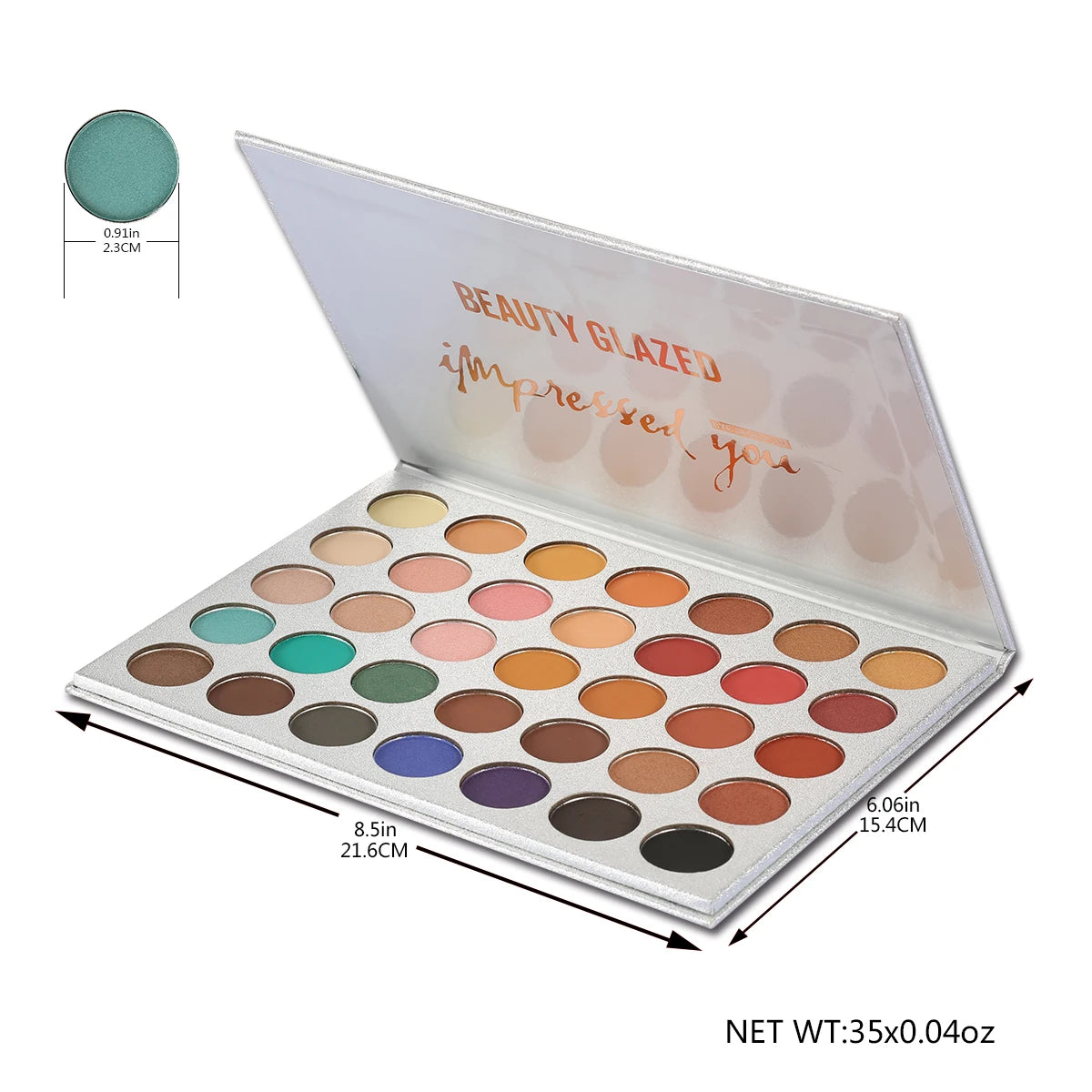 BEAUTY GLAZED 35-Color Makeup Palette