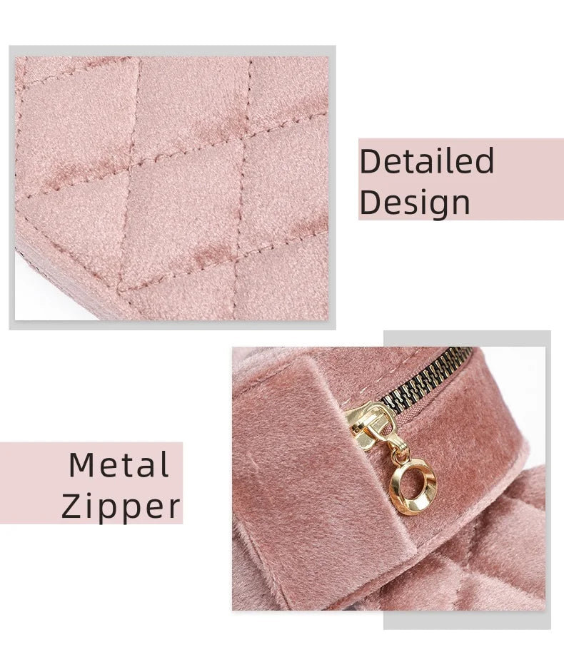 Exquisite Jewelry Organizer with Flip Cover