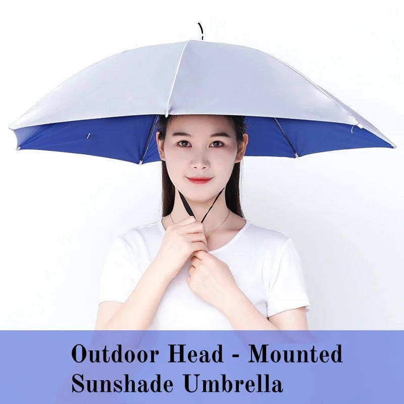 Large Foldable Outdoor Umbrella Hat