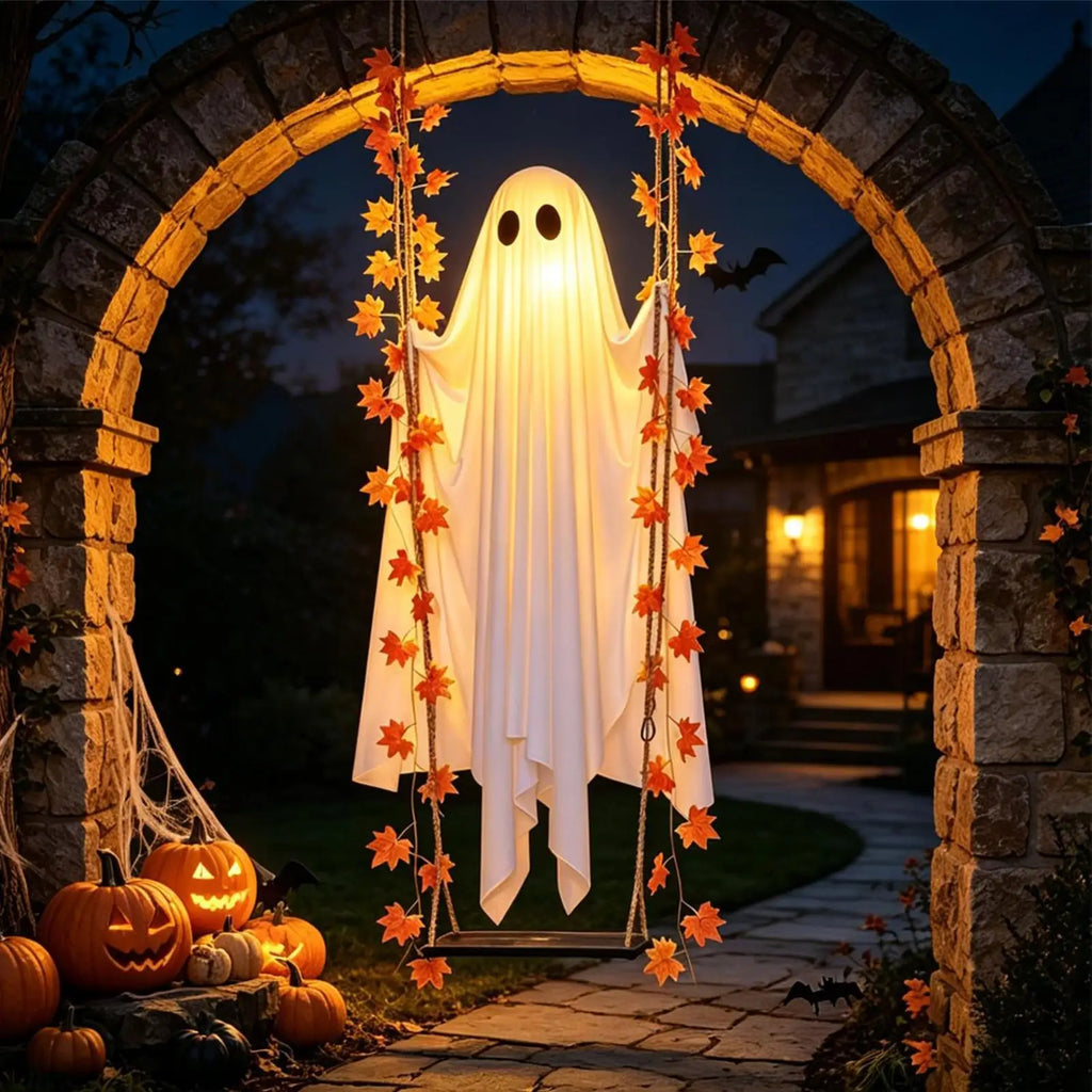 Halloween Remote-Control Swing Ghost