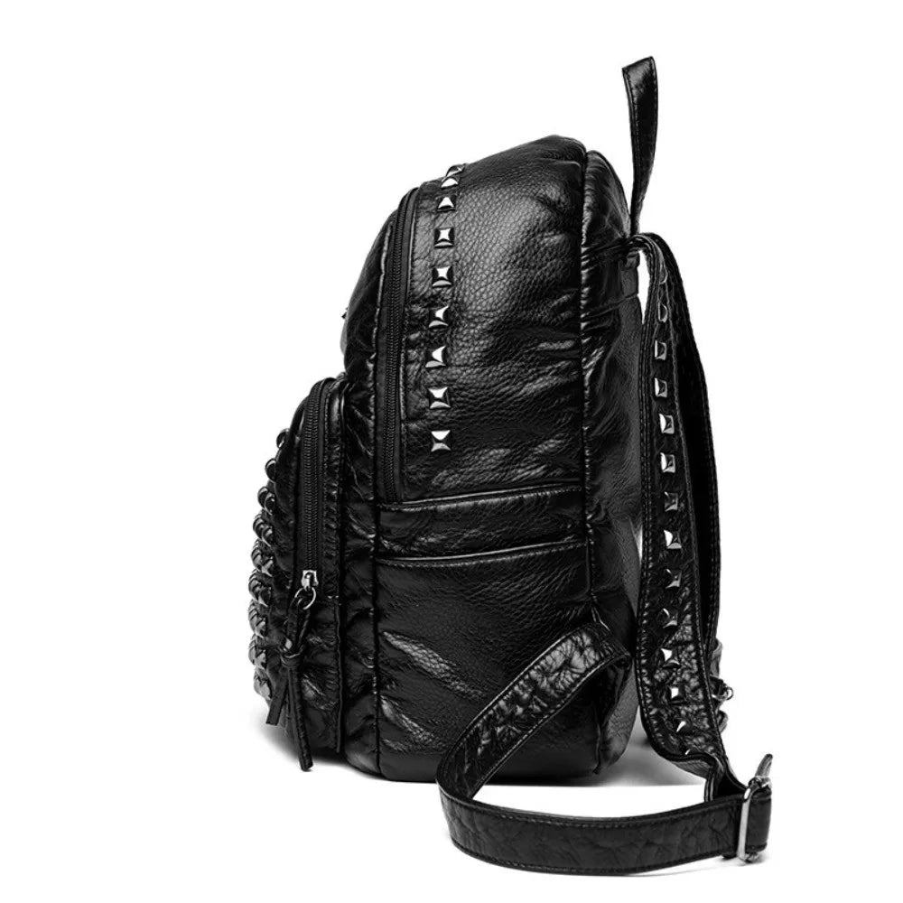 Stylish Rivet Backpack for Men & Women