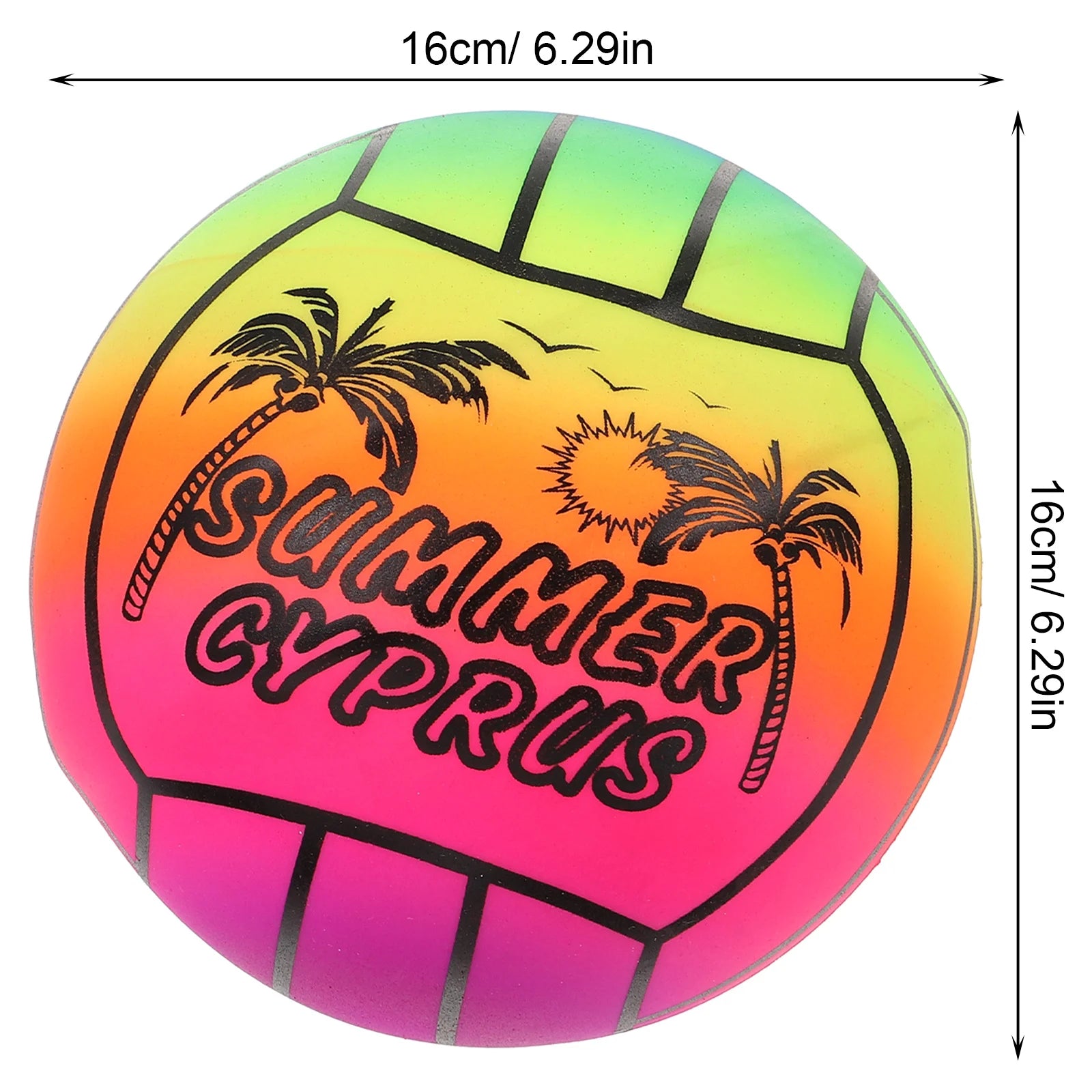 Inflatable Rainbow Beach Ball