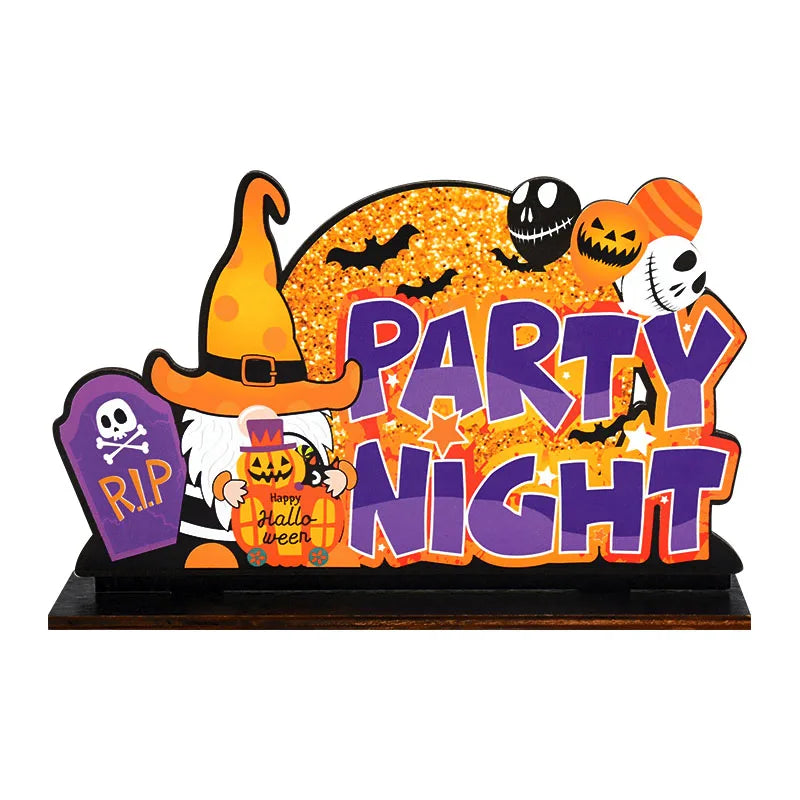 Halloween Wooden Signs & Ornaments