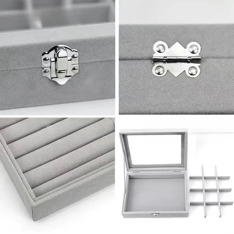 Jewelry Organizer Box – Necklace, Ring & Earring Holder