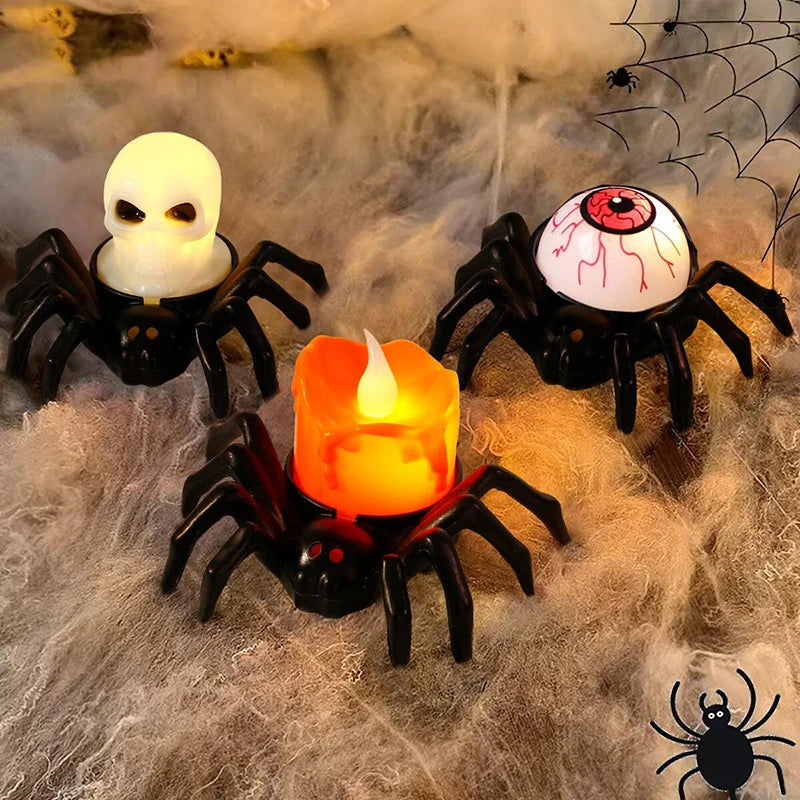 Halloween Spider LED Candle