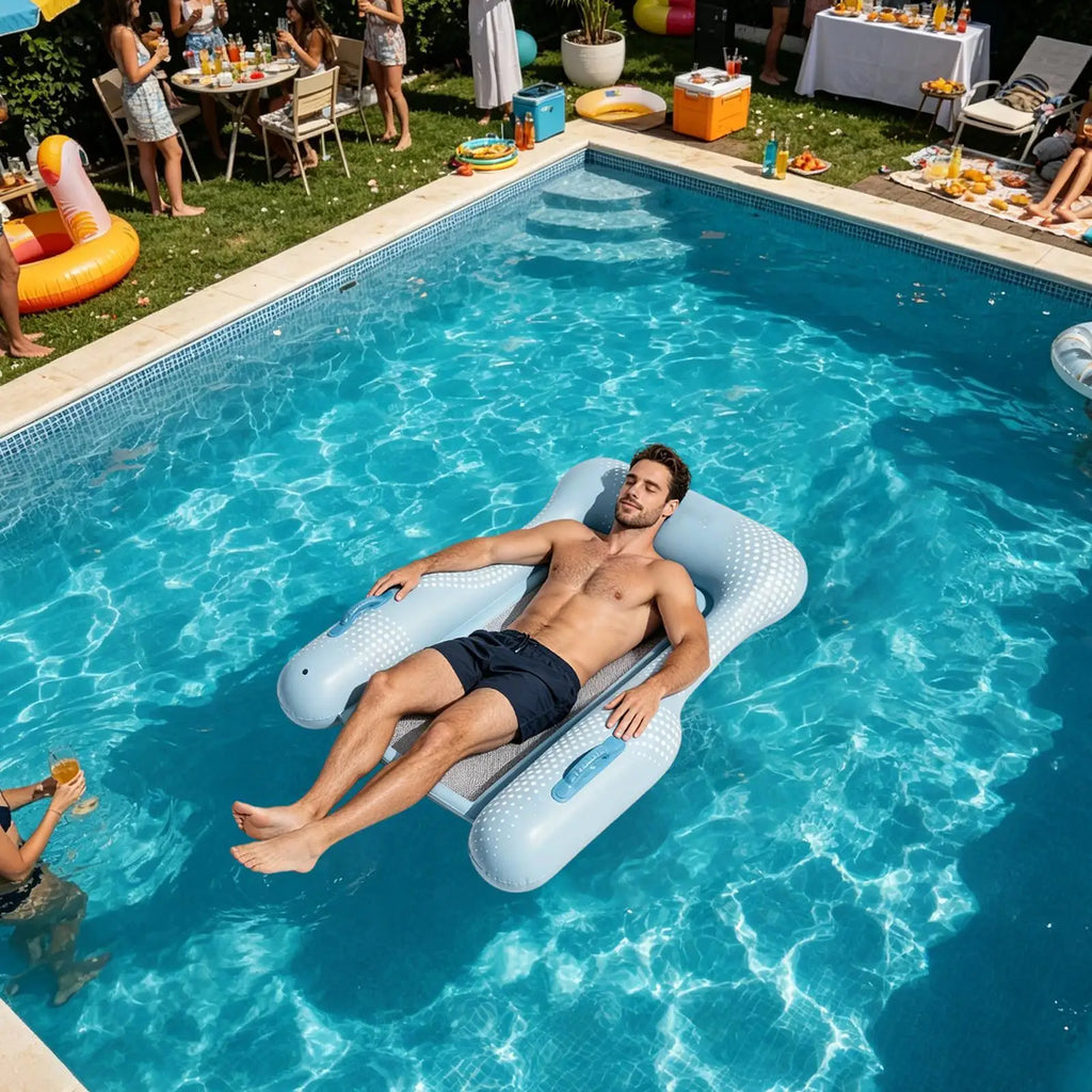 Large Mesh Bottom Pool Float