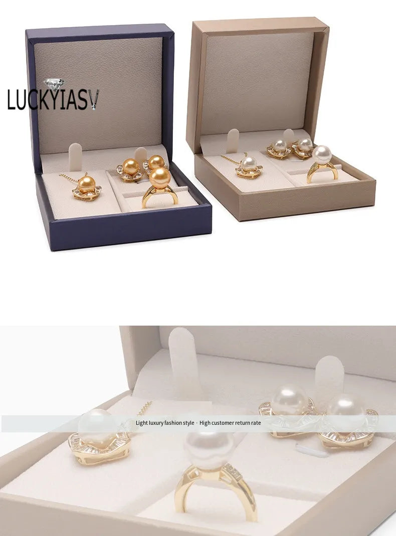 Premium Leather Jewelry Storage Box