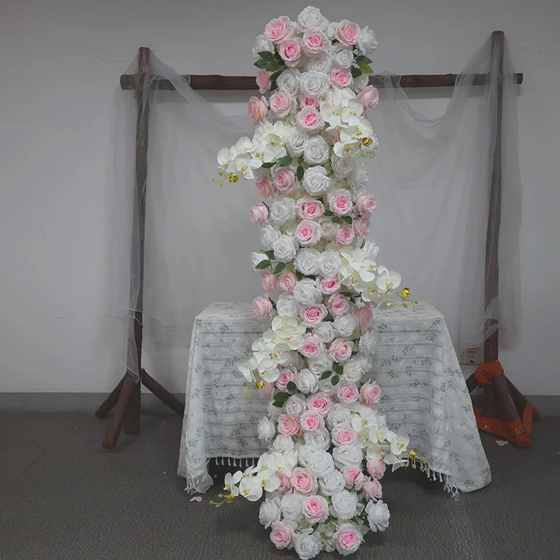 Artificial Rose Table Runner – Decor