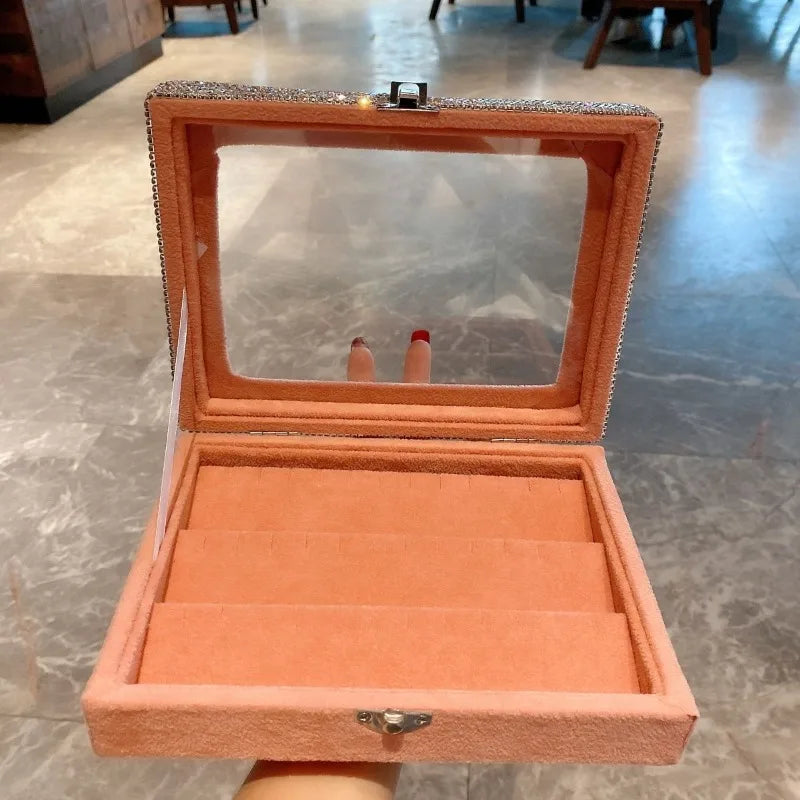 Earring & Ring Jewelry Organizer Box