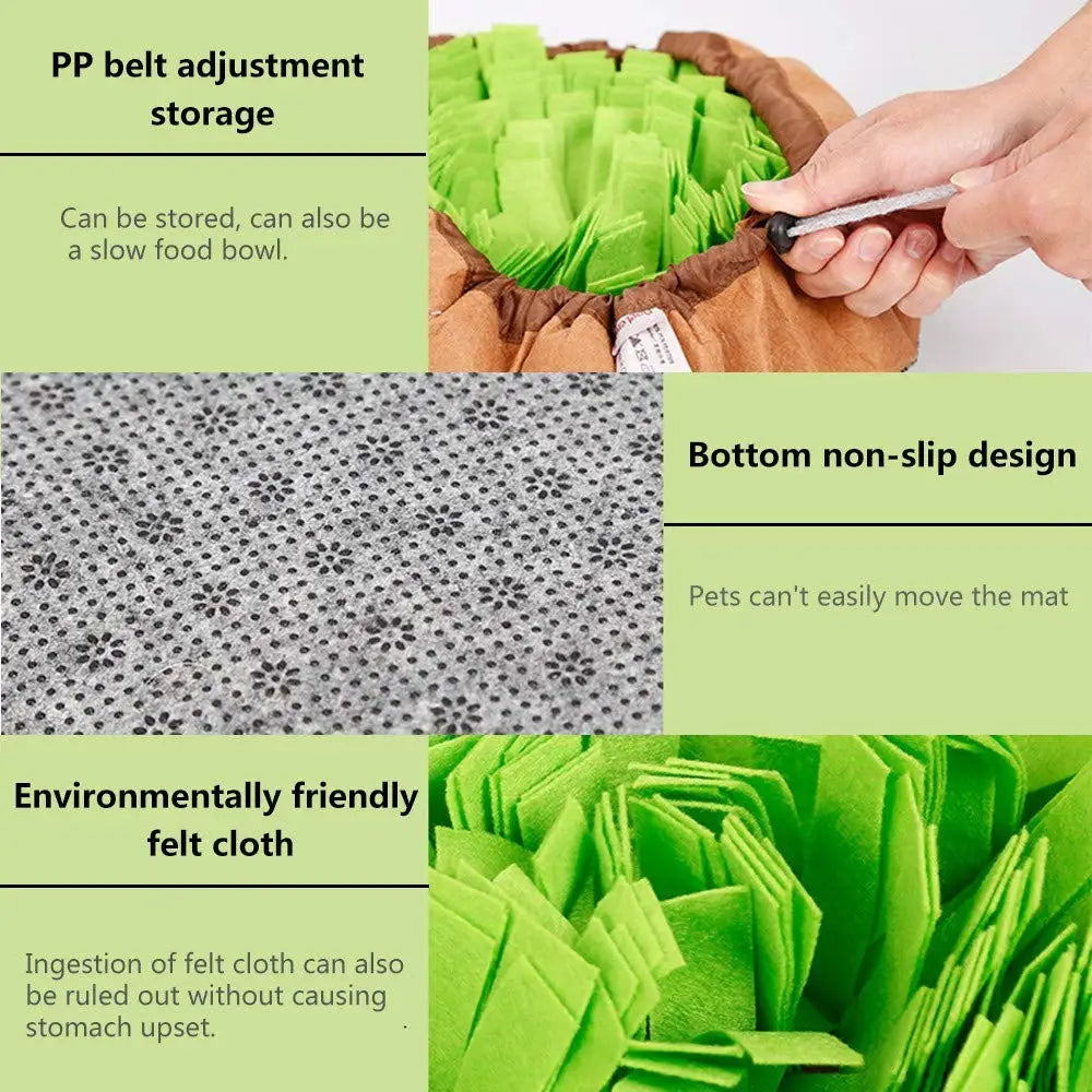 Pet Snuffle Mat – Interactive Feed Game