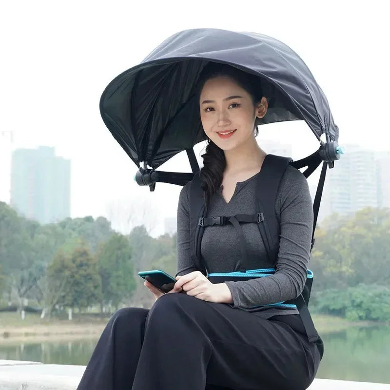 Hands-Free Backpack Umbrella