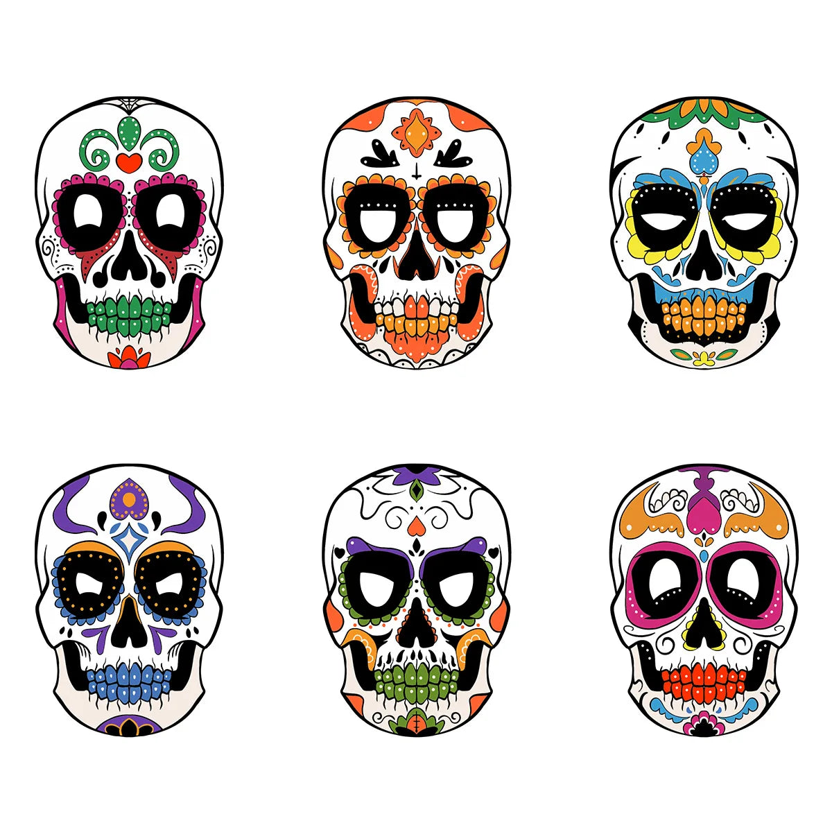 Halloween Day of the Dead Skull Mask