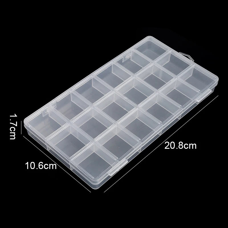 Transparent Jewelry Storage Organizer Box Organizer Display Case