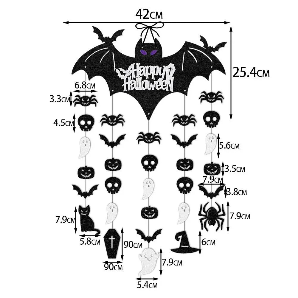 Halloween Bat Hanging Sign