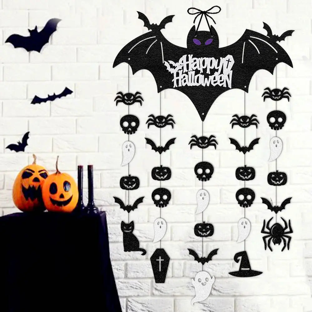 Halloween Bat Hanging Sign