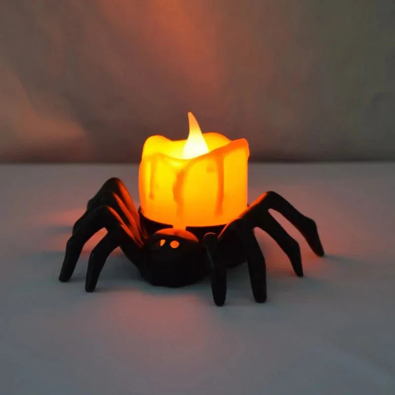 Halloween Spider LED Candle